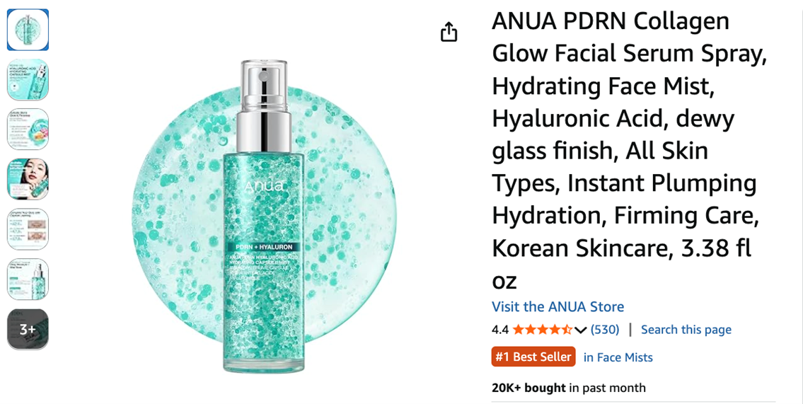 아누아 'PDRN 캡슐 미스트' 출시 3개월 만에 미국 아마존 1위  27-Image